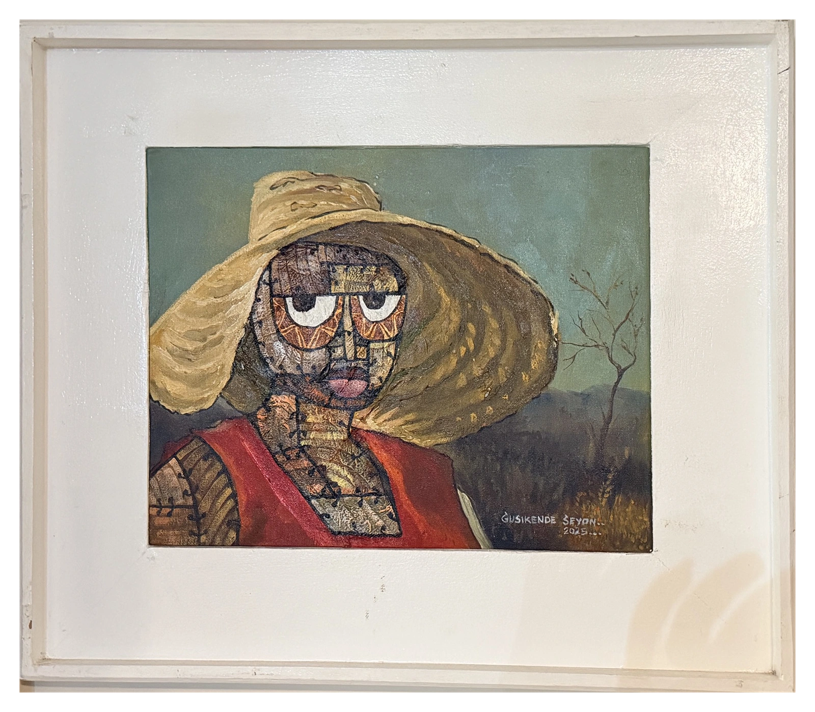 Collection photograph: portrait in a straw hat.