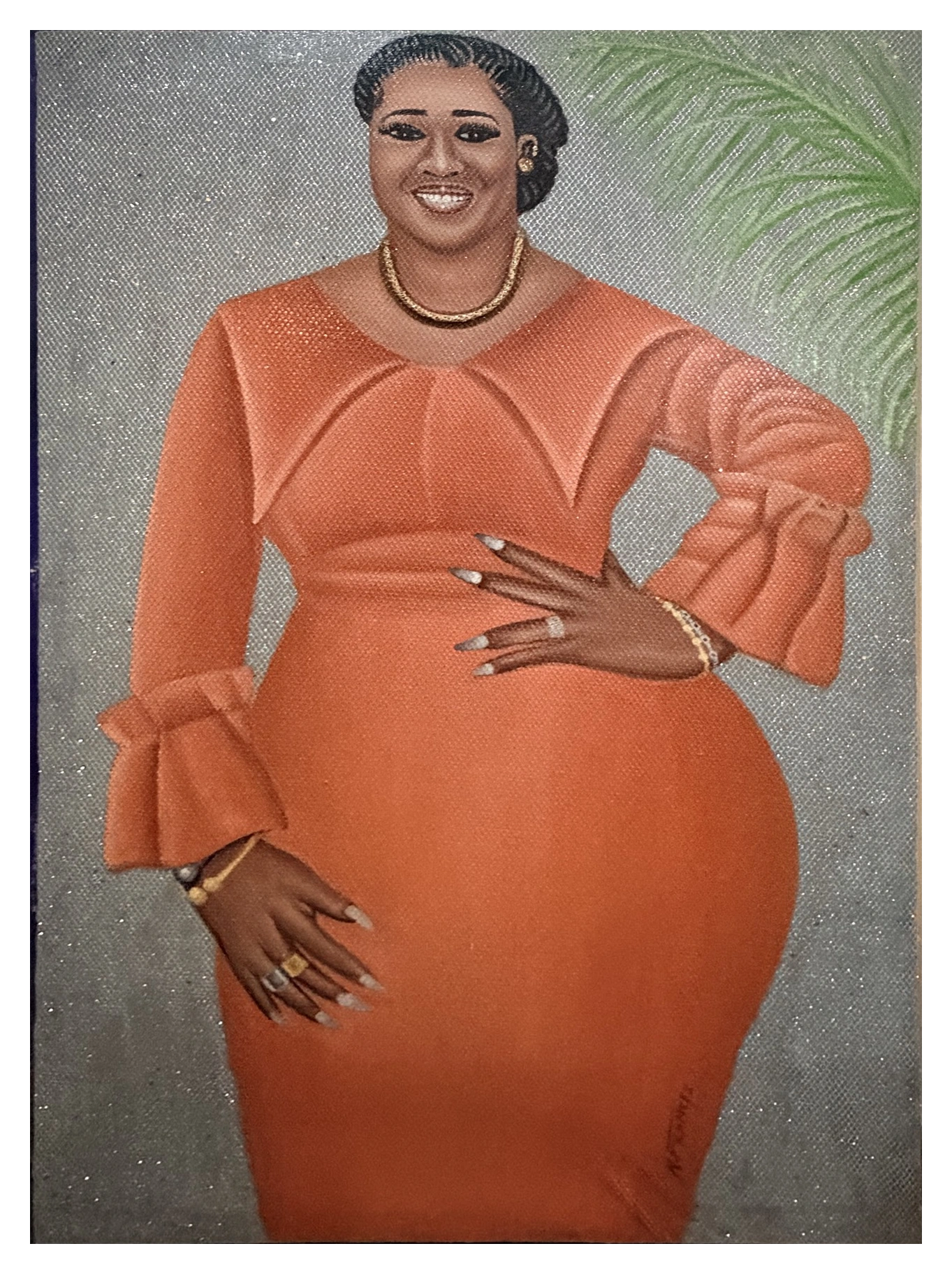 Collection photograph: portrait in orange.
