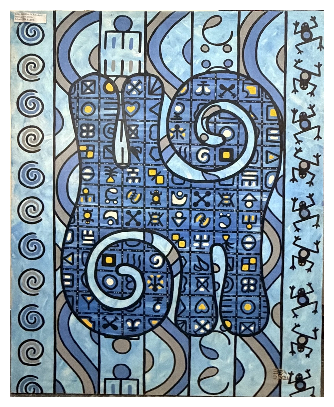 Collection photograph: blue geometry.