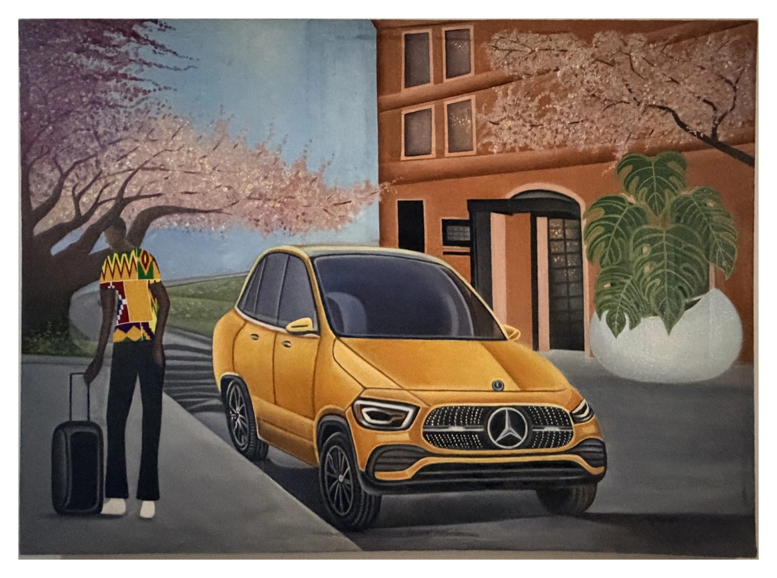 Collection photograph: arrival in yellow.