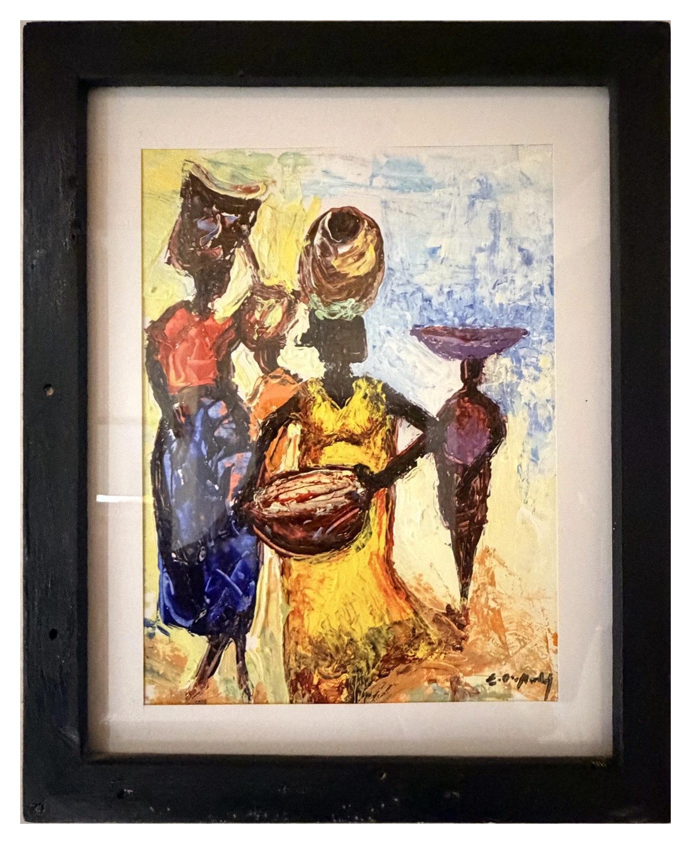 Collection photograph: figures with vessels.