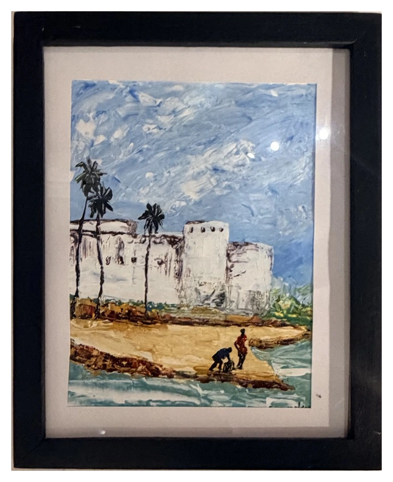 Collection photograph: a white building by the water.