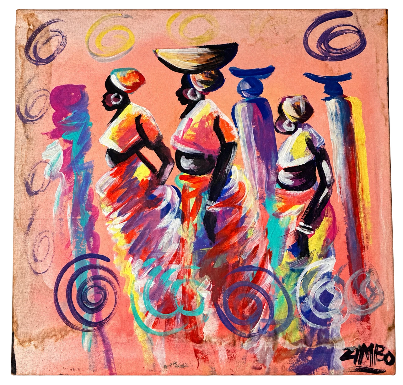Collection photograph: figures in motion.
