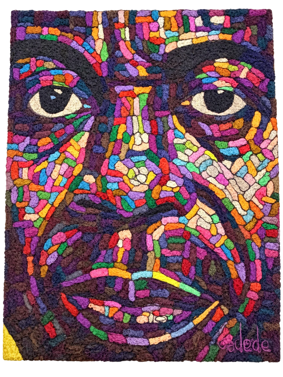 Collection photograph: face in fragments.