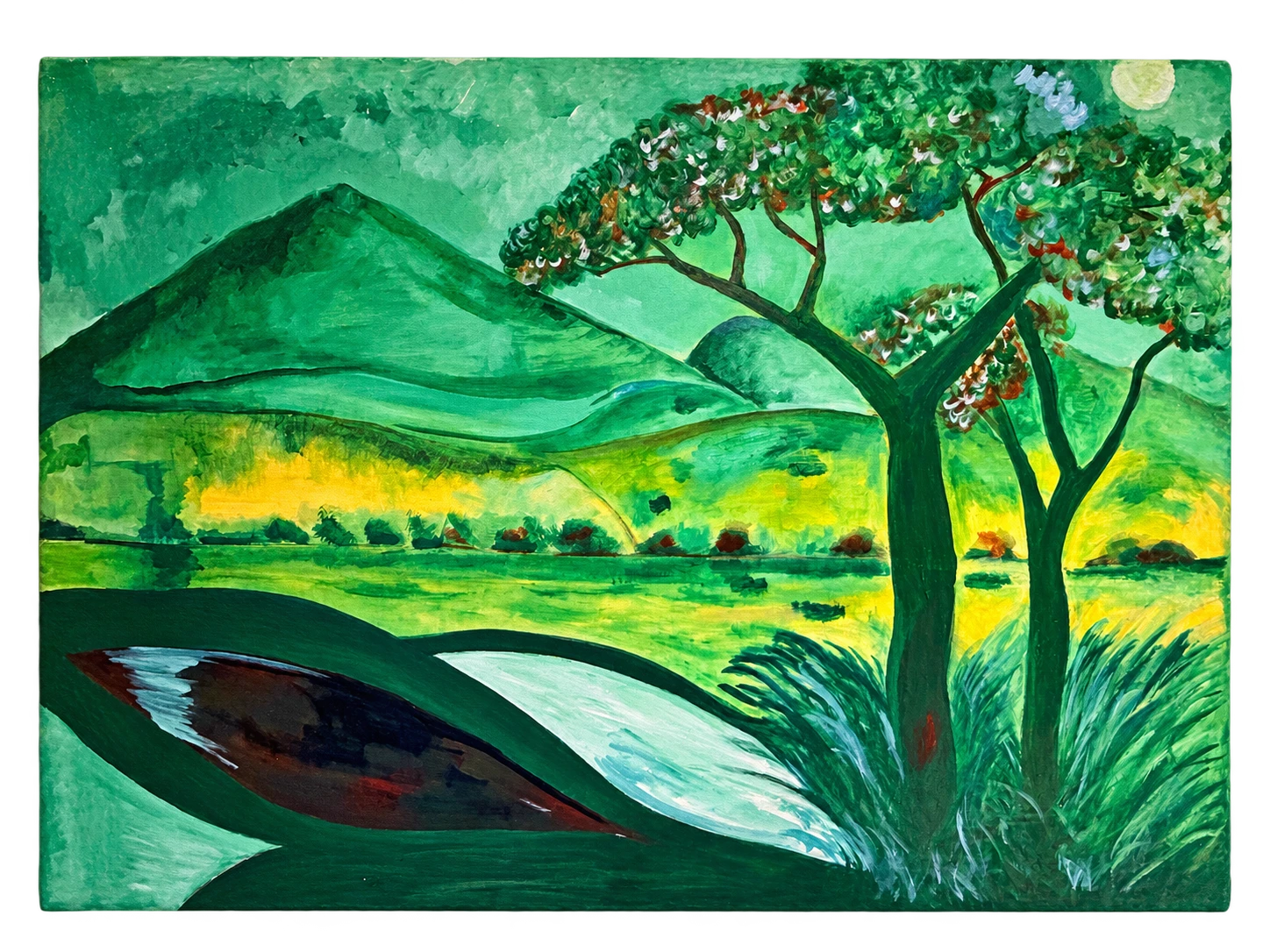Collection photograph: a green landscape.